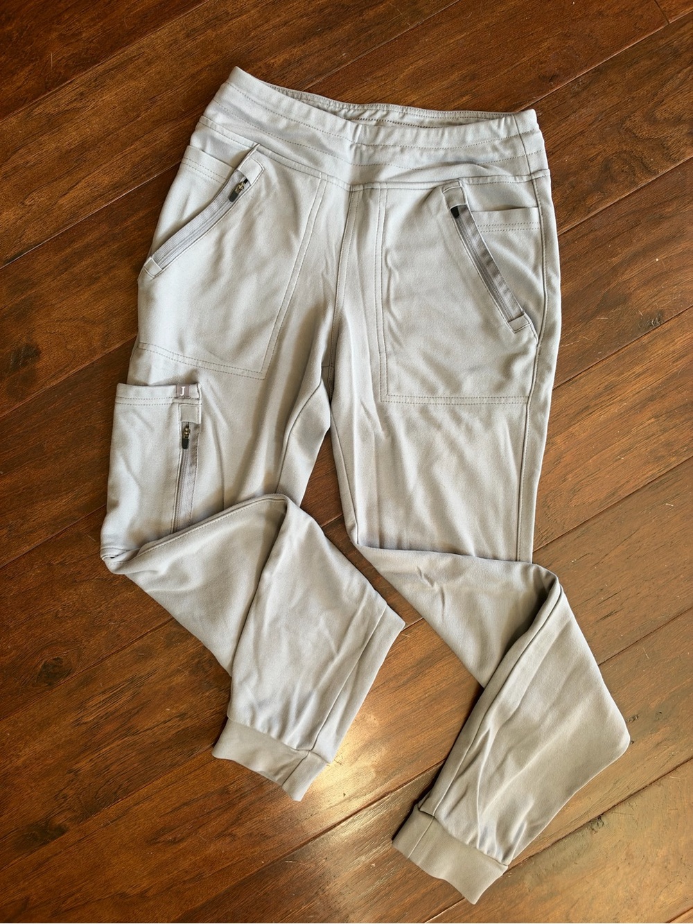 Jaanuu Gray Zip Pocket Jogger Pants